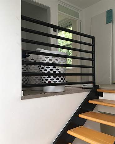 Custom railing for commercial space in Atlanta