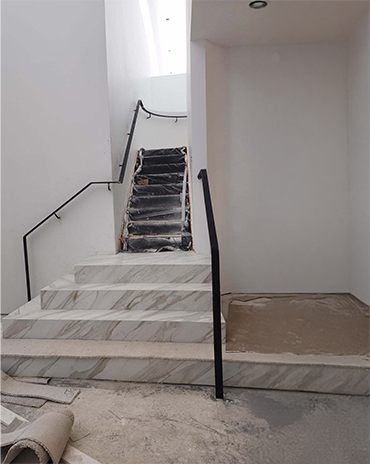 Durable outdoor metal railing designed for Atlanta homes