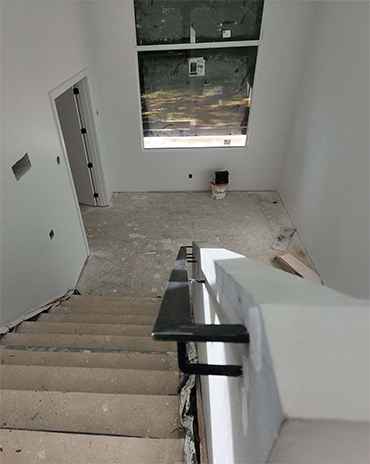 Stylish and secure stair railing design for Atlanta buildings