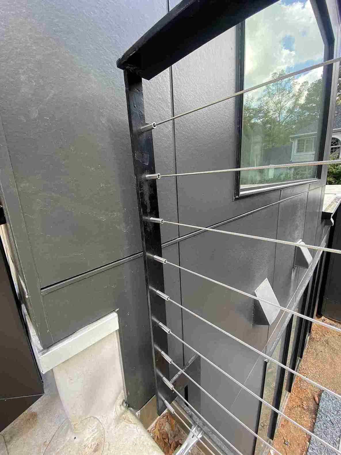 Decorative and functional railing design for Atlanta property