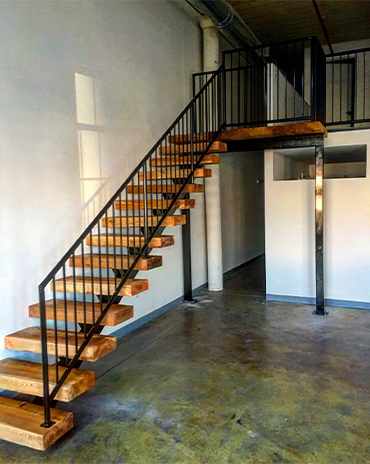 Custom welded railing design for modern Atlanta homes