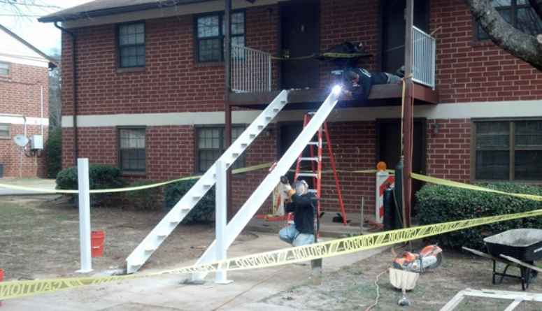Expert metal restoration work in Atlanta renewing aged surfaces with precision welding