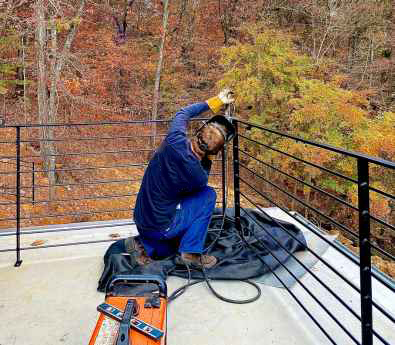 Metal Stair Repair
